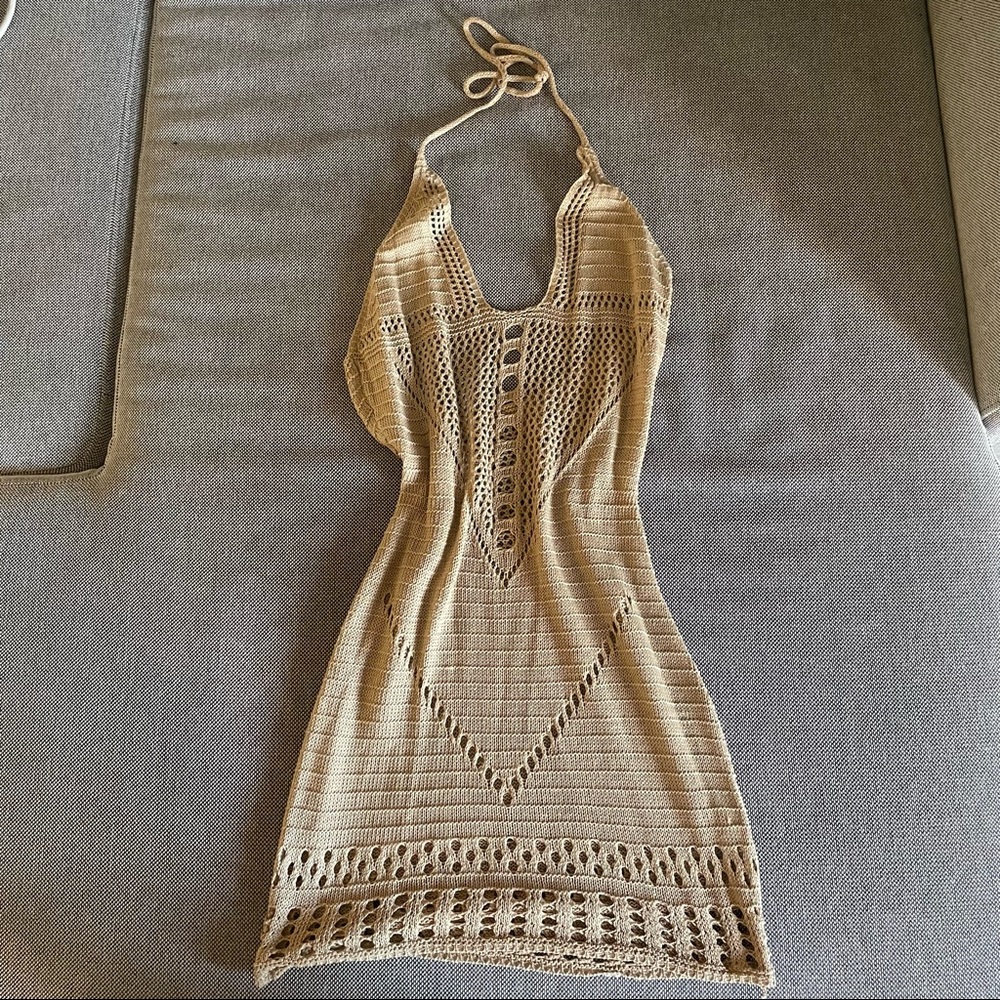 Crochet beach cover up